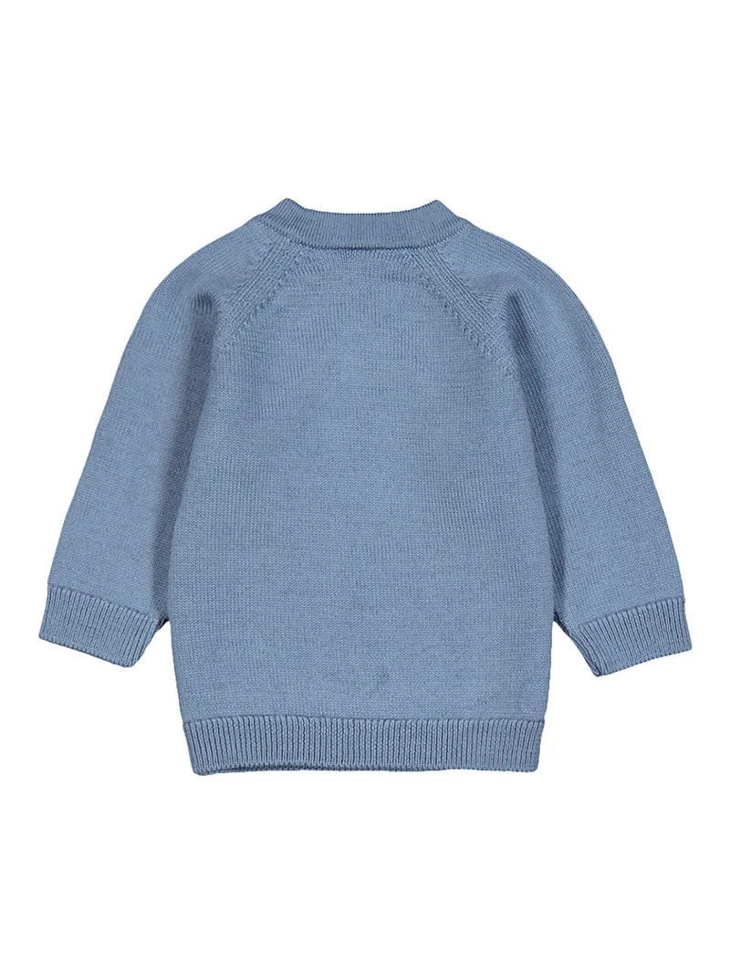 THE WOOLLY BABY JACKET - blue