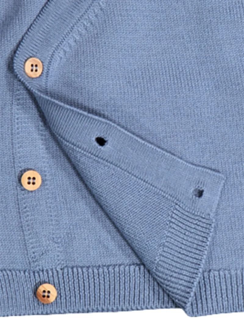 THE WOOLLY BABY JACKET - blue