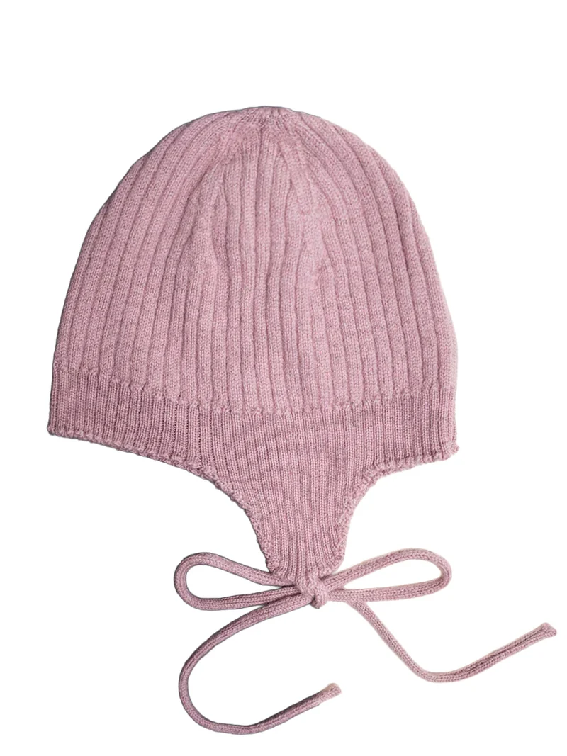 THE WOOLLY BABY HAT - rose