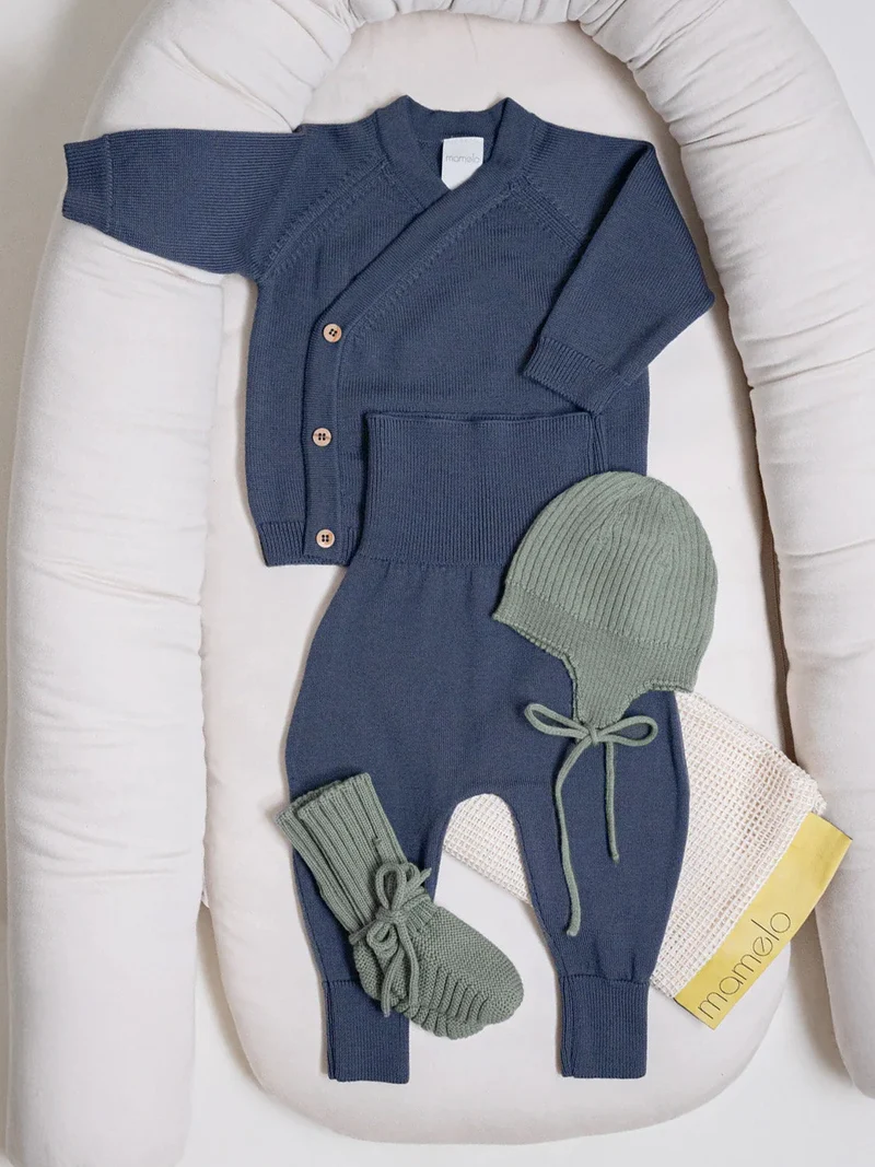 THE WOOLLY BABY HAT - sage