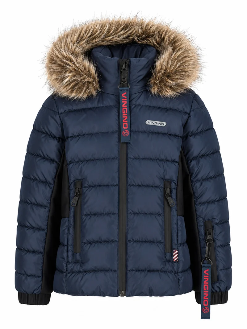 Winterjacke Marineblau