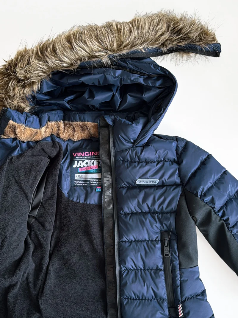 Winterjacke Marineblau