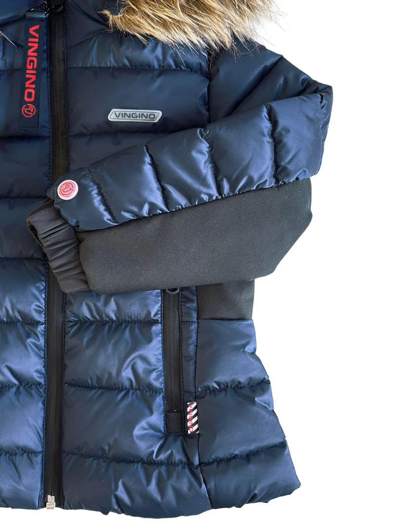 Winterjacke Marineblau