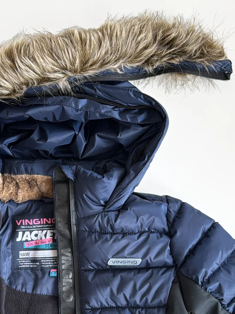 Winterjacke Marineblau