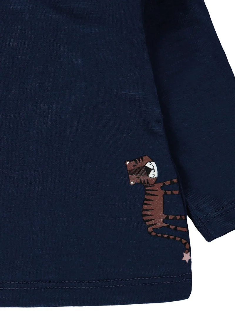 Longsleeve Marineblau