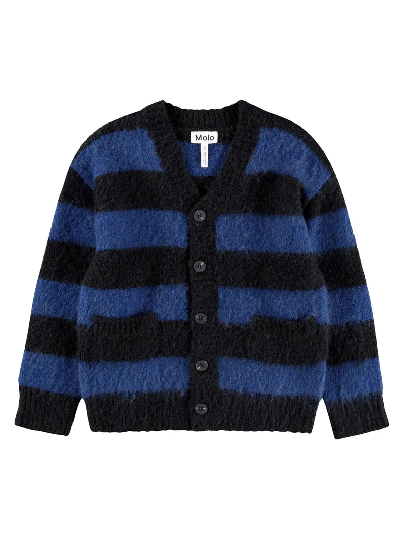 Strickjacke Blau