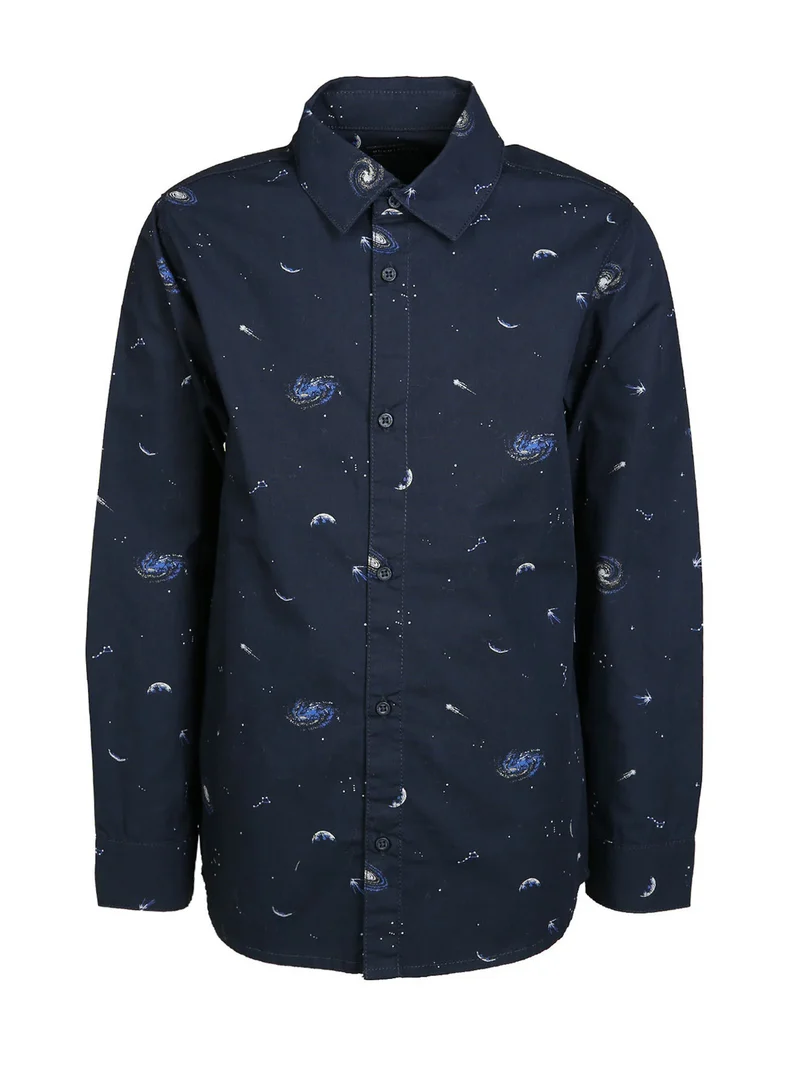 Hemd Marineblau