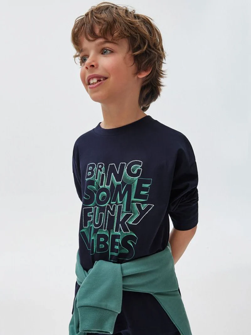 Longsleeve Marineblau