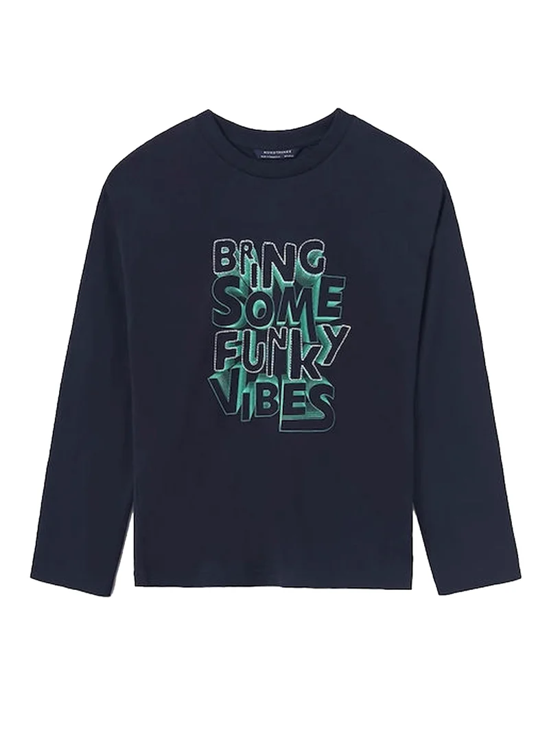 Longsleeve Marineblau