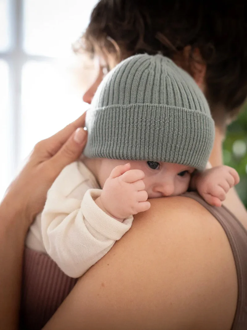 THE WOOLLY BEANIE - rose