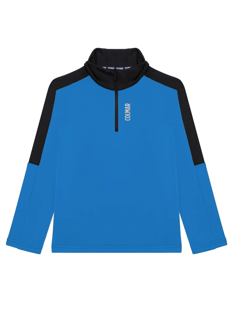 Fleece Pullover Blau