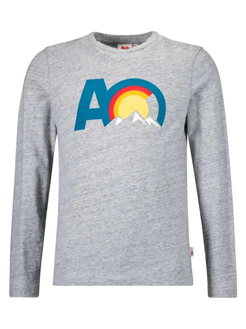 Longsleeve mat Grau