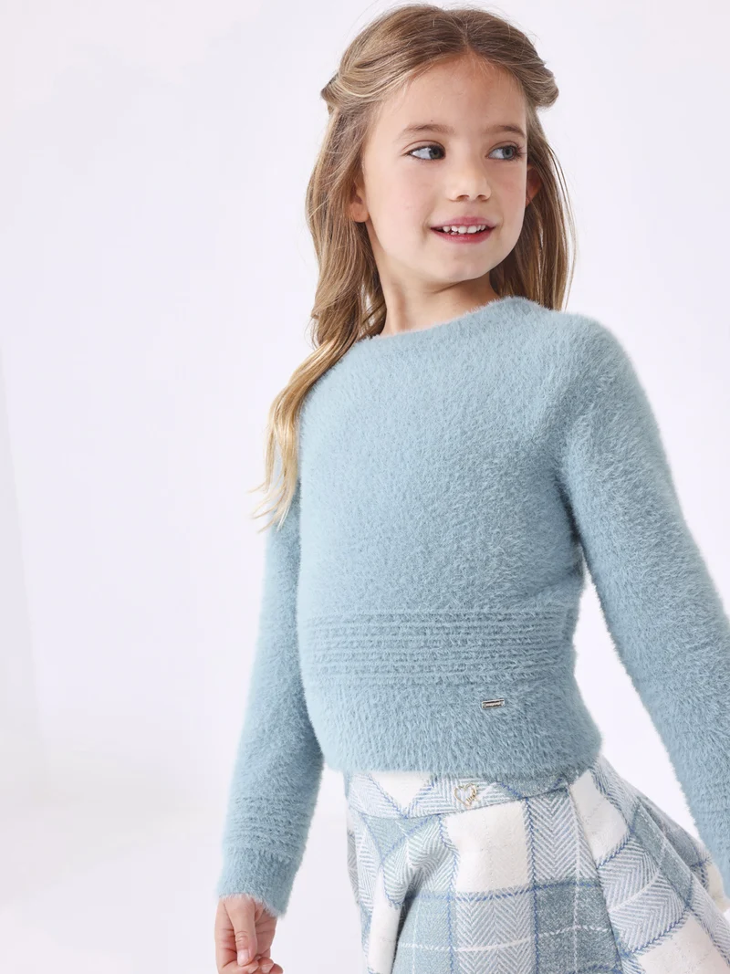 Sweatshirt Hellblau