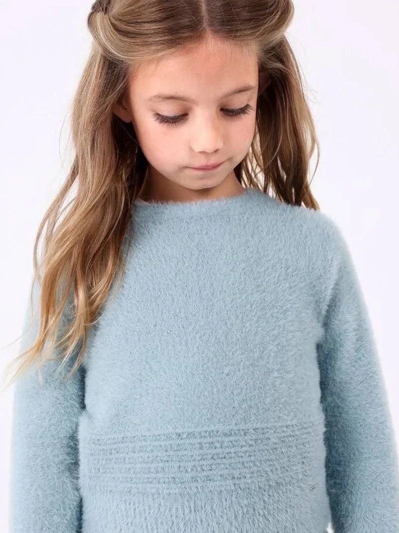 Sweatshirt Hellblau