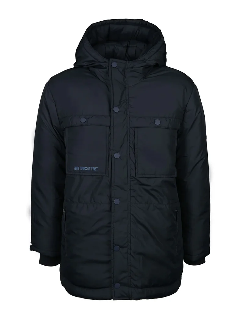Winterjacke Marineblau