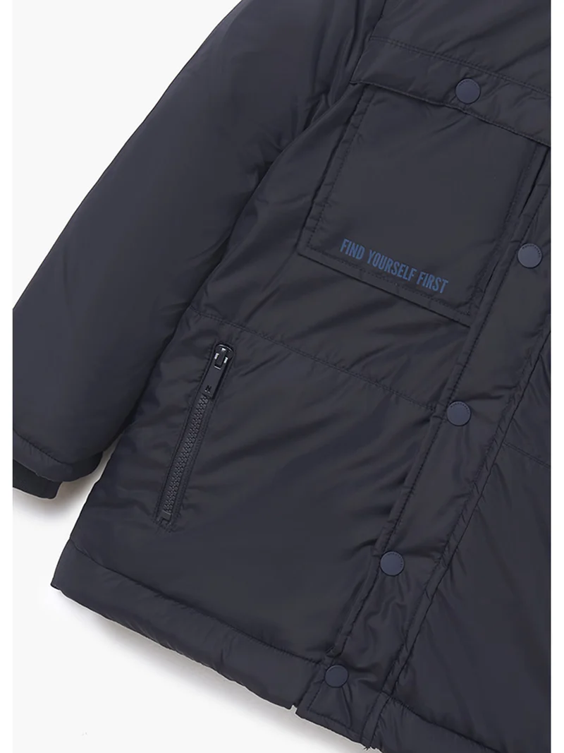 Winterjacke Marineblau