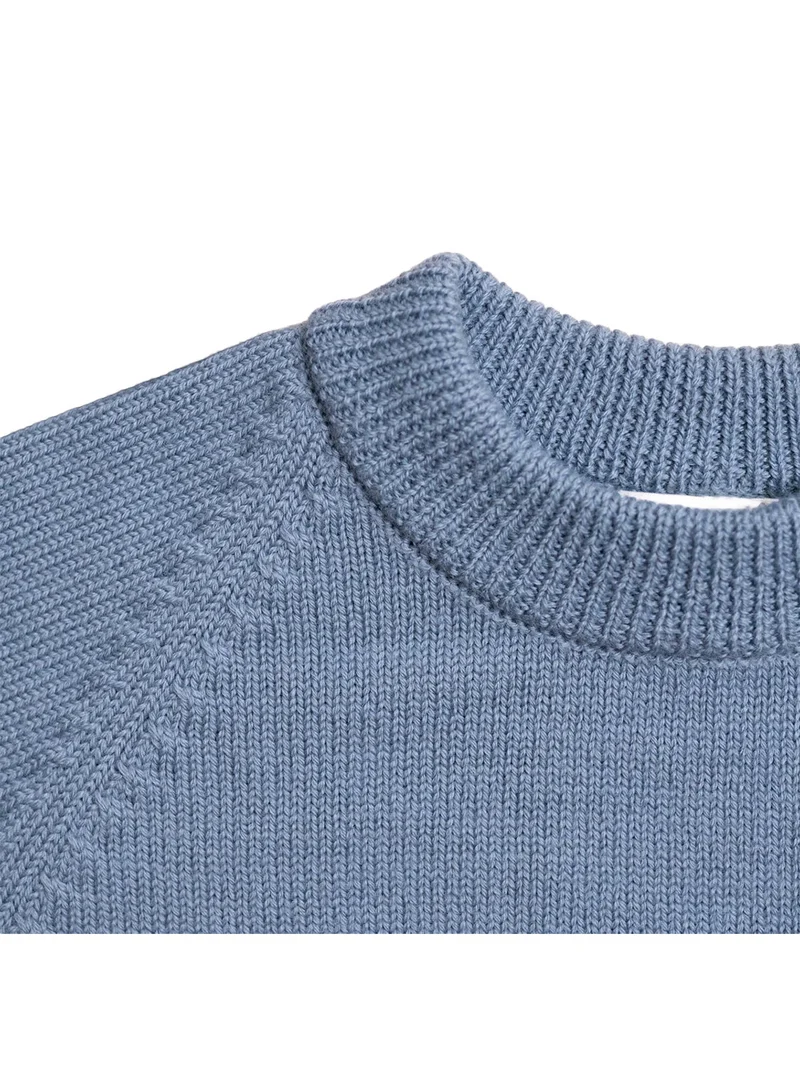 THE WOOLLY SWEATER - blue