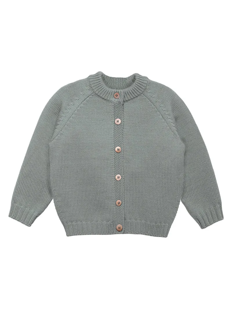 THE WOOLLY CARDIGAN - sage
