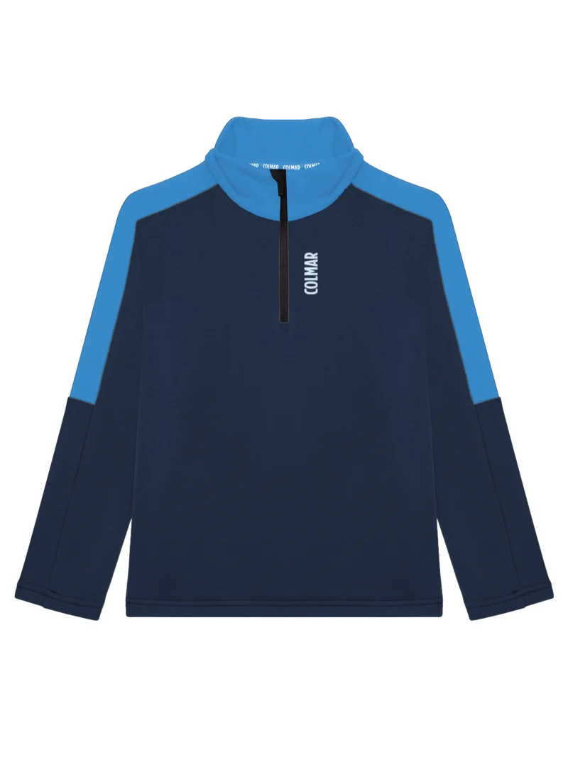 Fleece Pullover Marineblau
