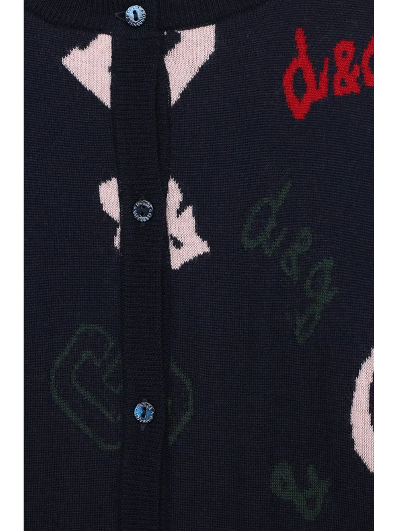 Strickjacke Marineblau