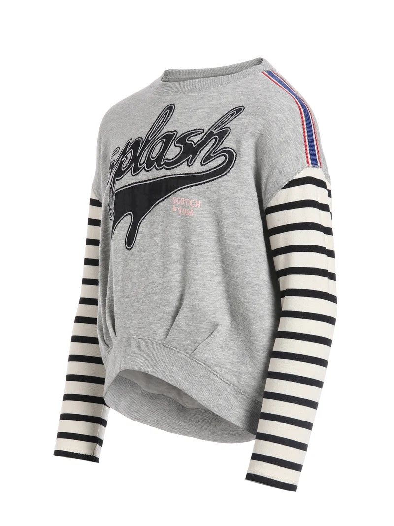 Sweatshirt Splash Grau