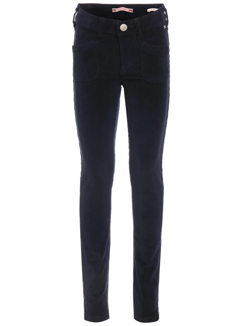 Cordhose Blau