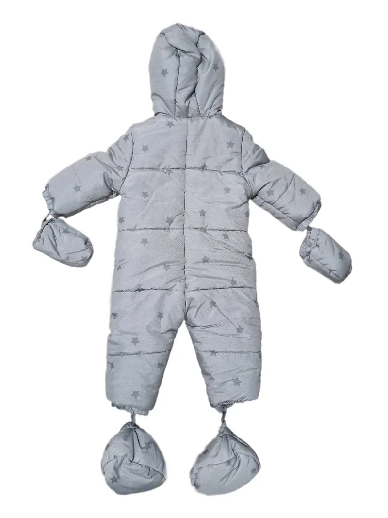 Schneeanzug Grau
