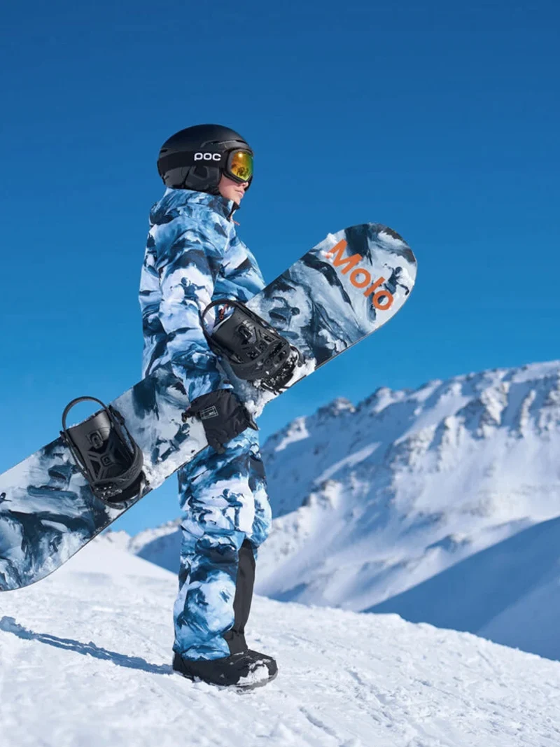 Skihose Blau