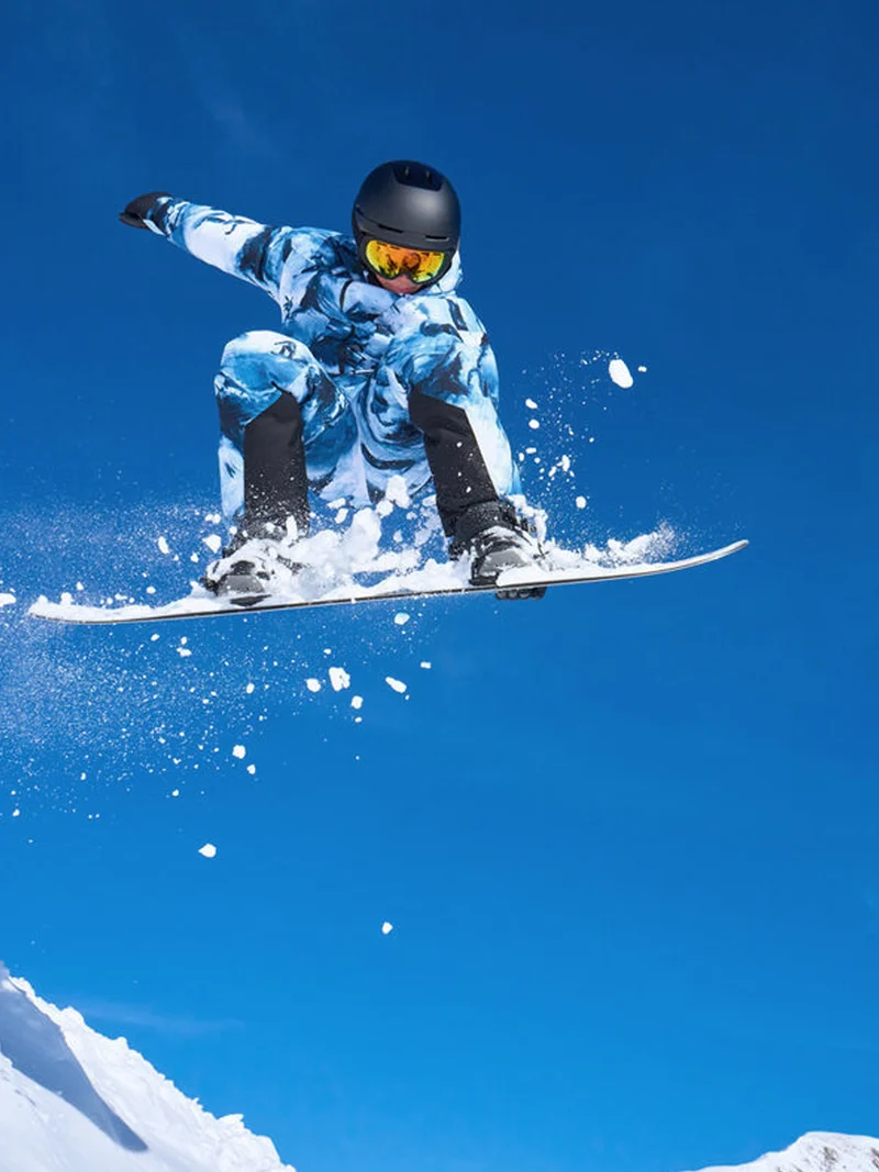 Skihose Blau