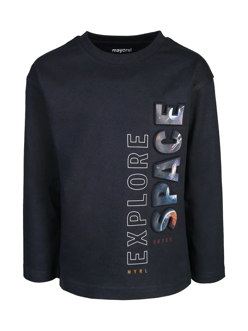 Longsleeve Marineblau