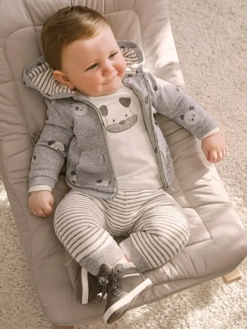 Sweatjacke Grau