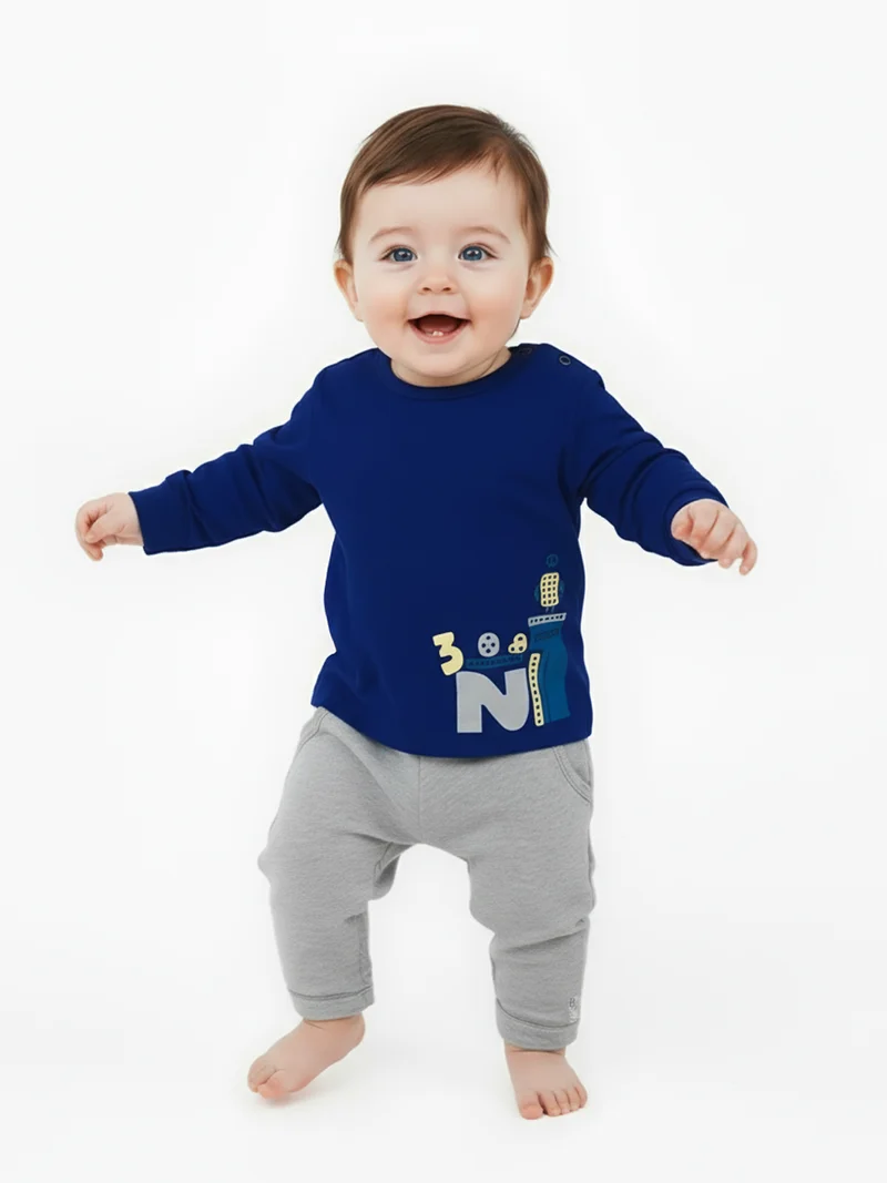 Longsleeve Blau