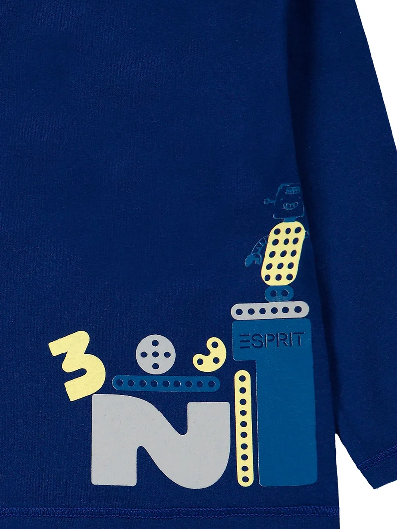 Longsleeve Blau