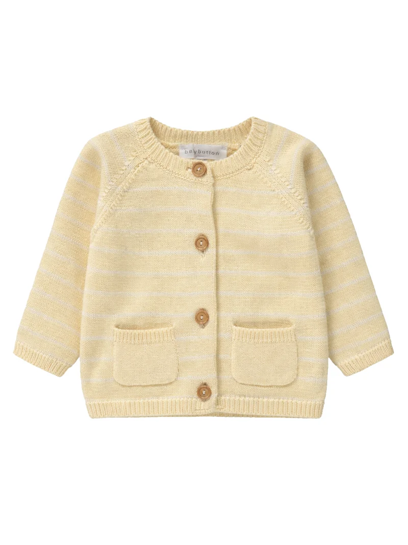 Strickjacke Summer Spirit Gelb