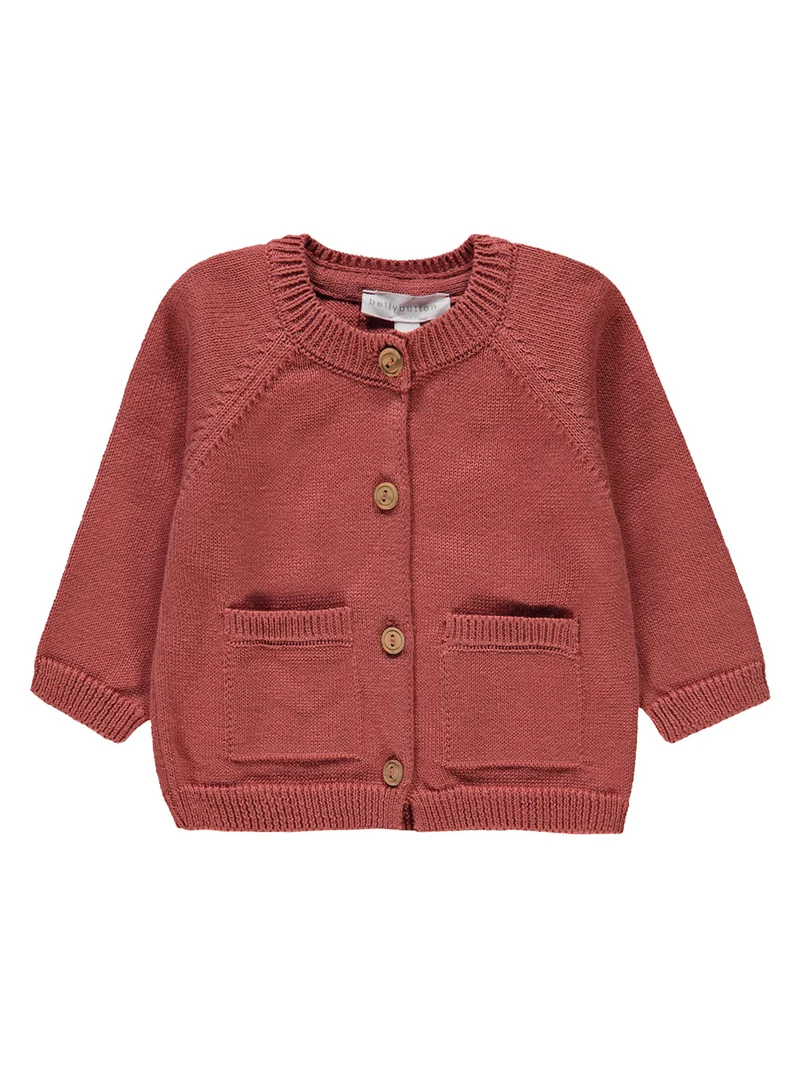 Strickjacke Lot of Shells Bordeauxrot