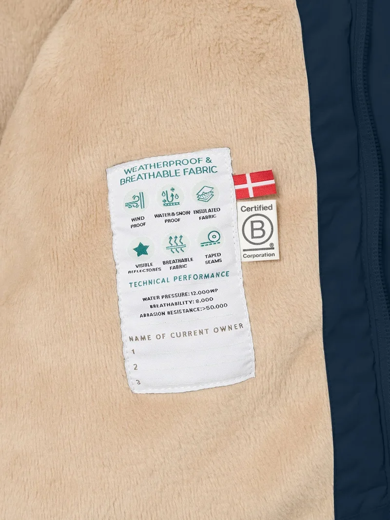 Winterjacke Marineblau
