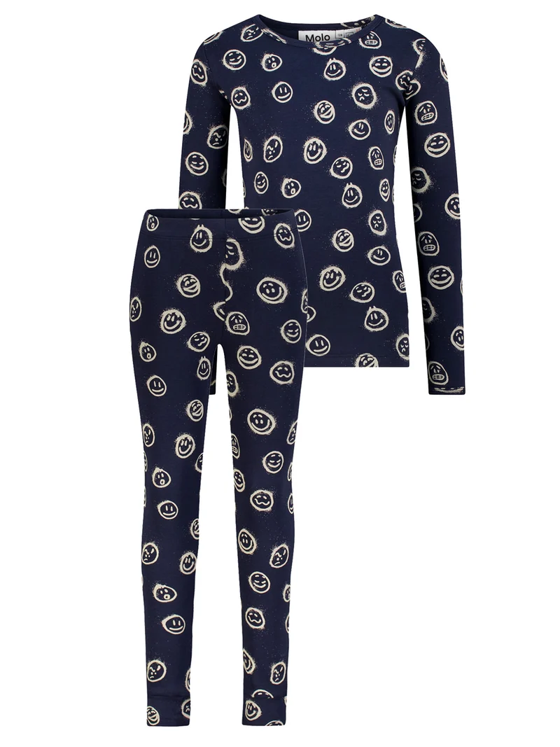 Pyjama Lue Marineblau