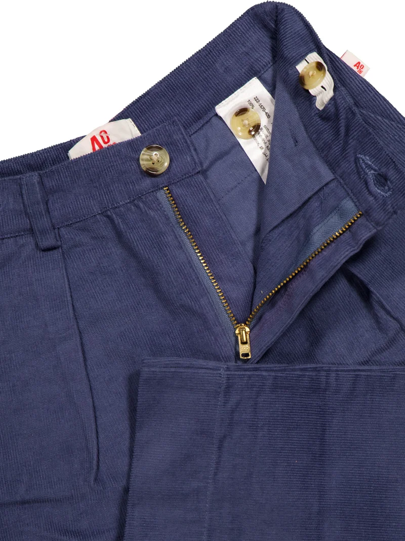 Cordhose Blau