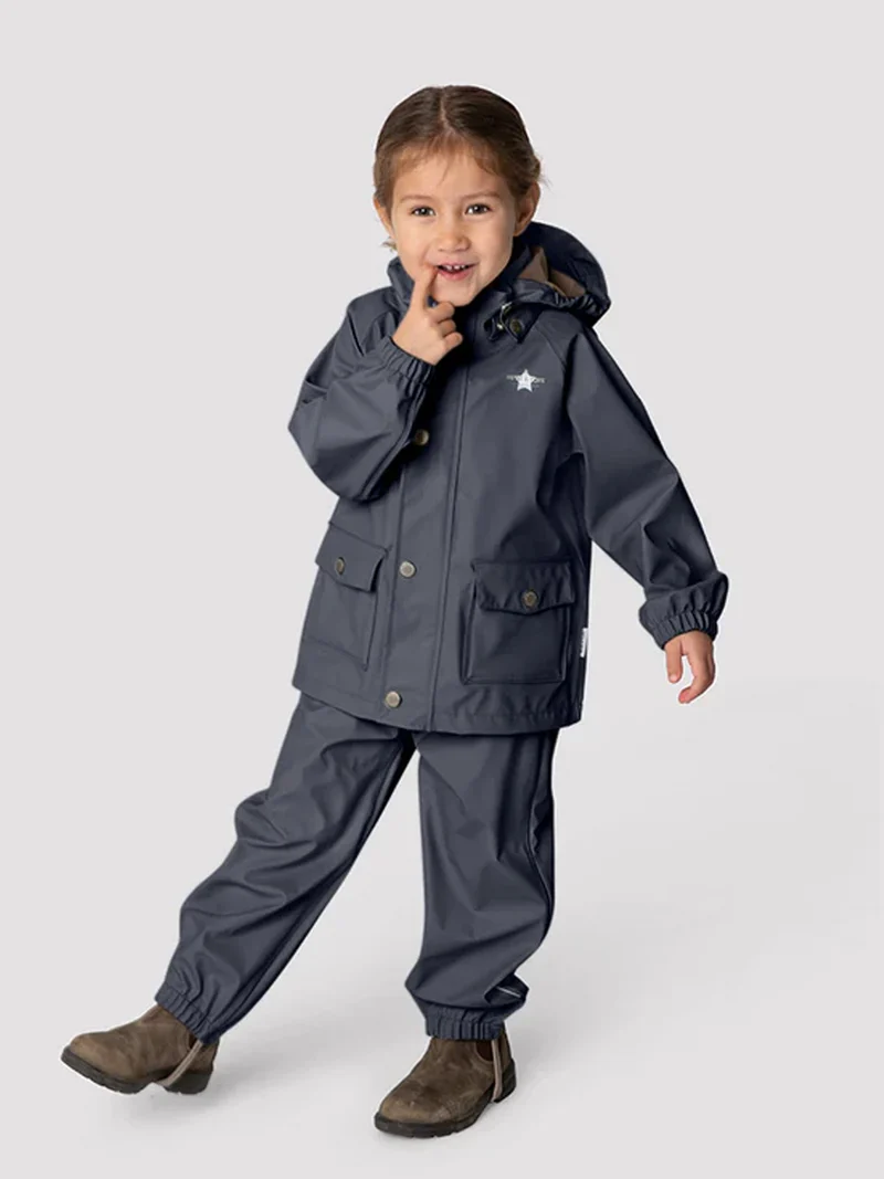 Regenjacke Blau