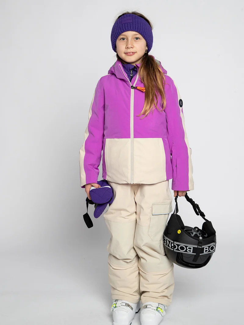 Skijacke Flieder