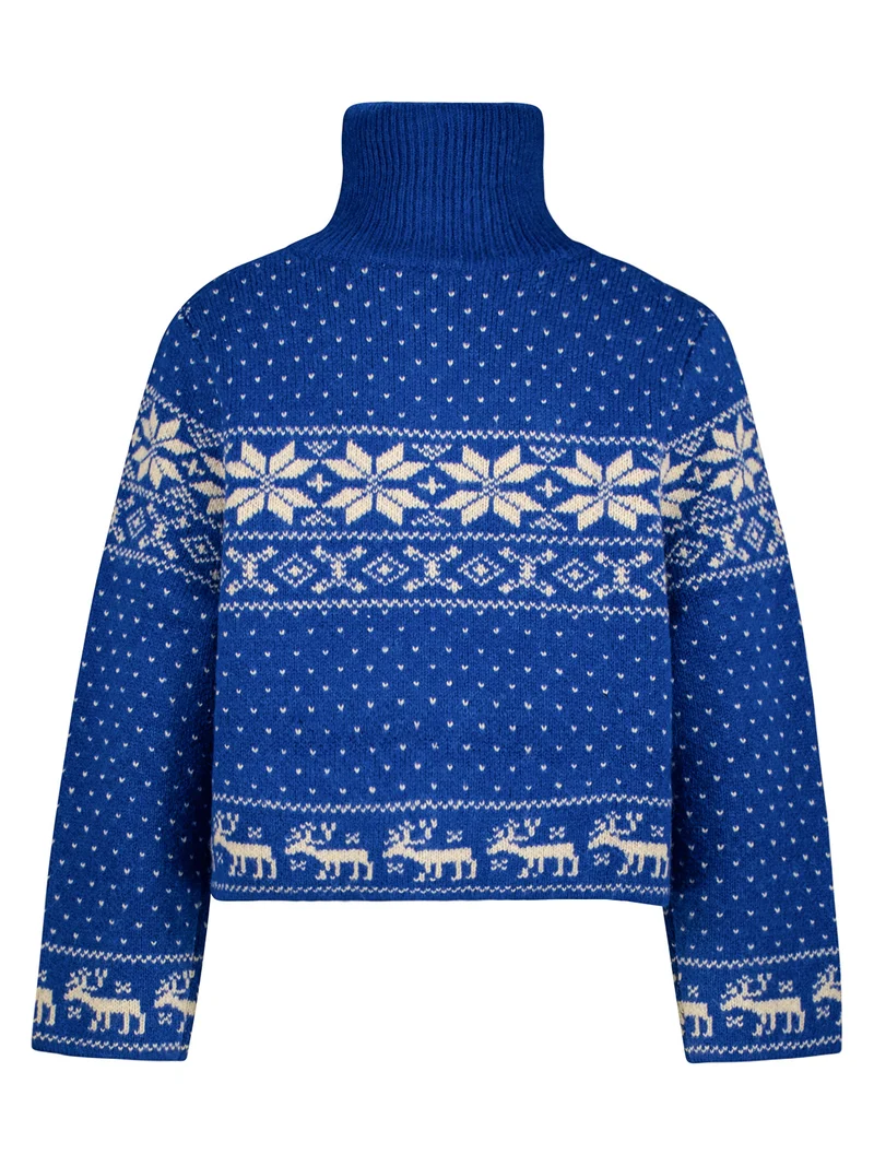 Strickjacke Bo Blau
