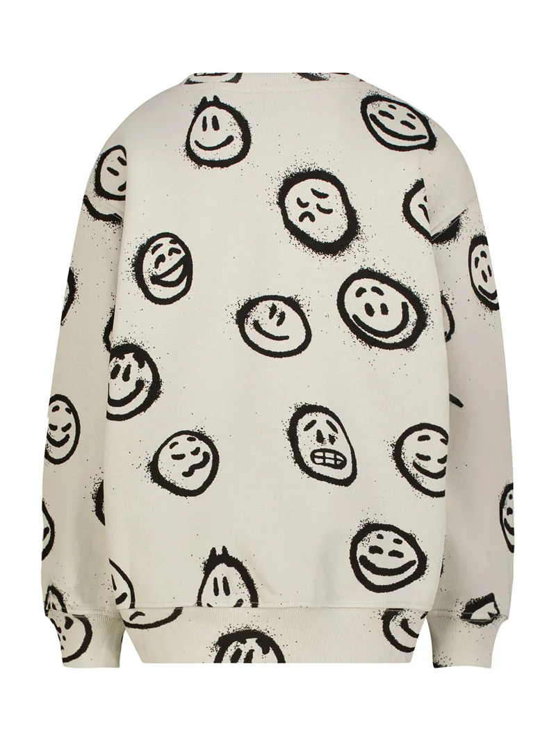 Sweatshirt Monti Cremeweiß