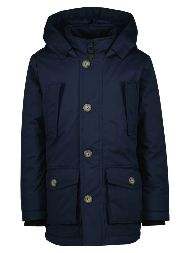 Wintermantel Blau
