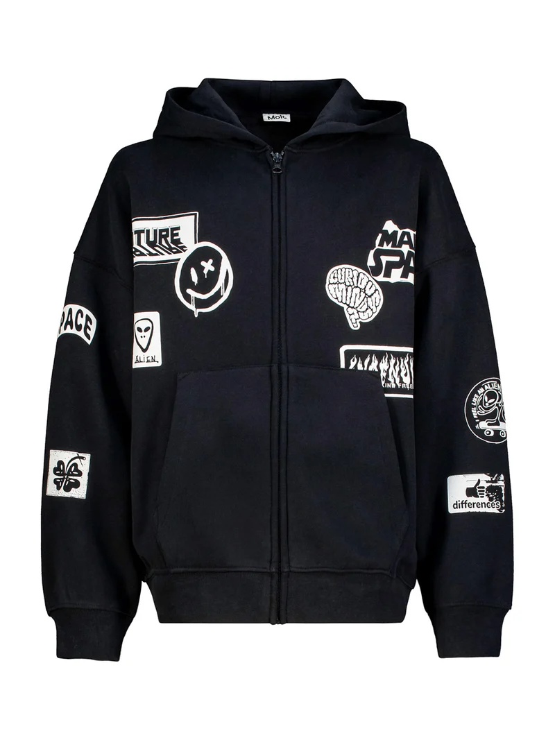 Hoodie Marley Schwarz