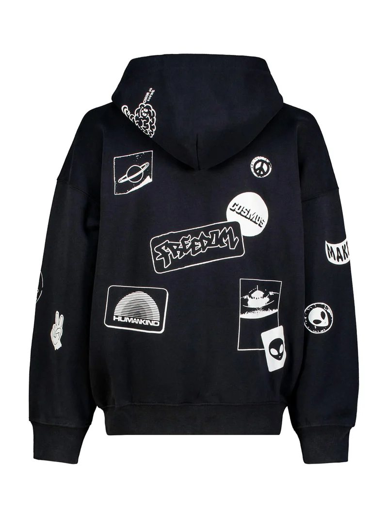 Hoodie Marley Schwarz