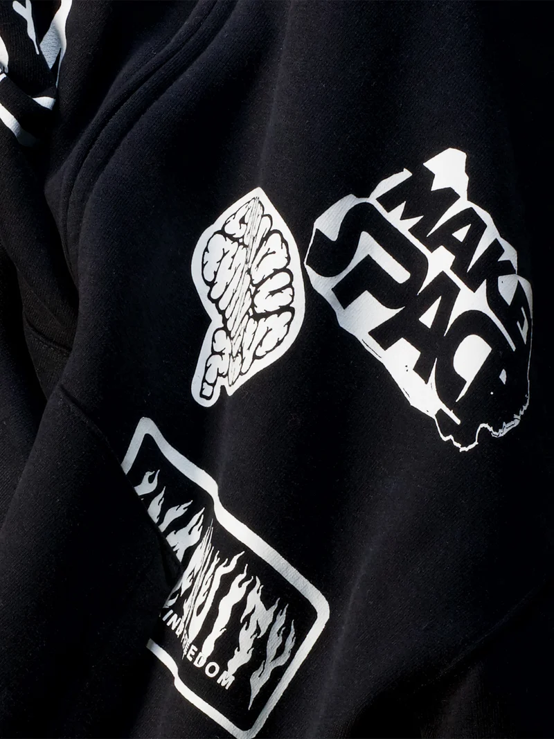 Hoodie Marley Schwarz
