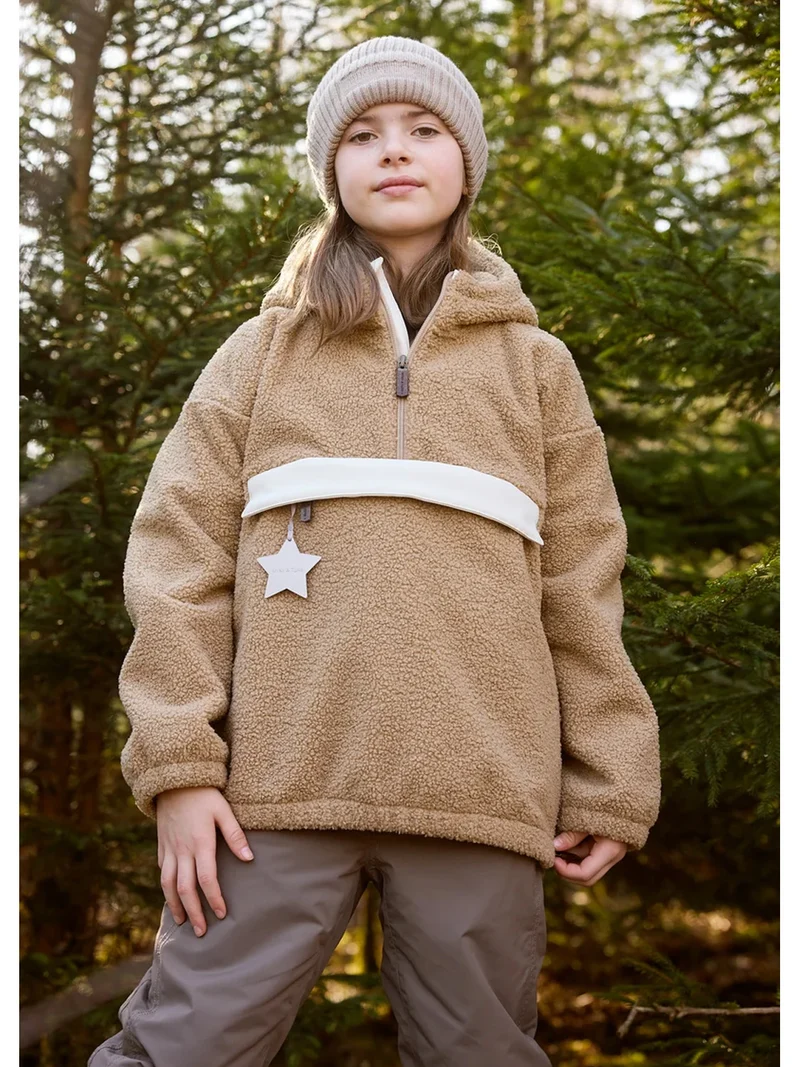 Fleece Pullover Beige