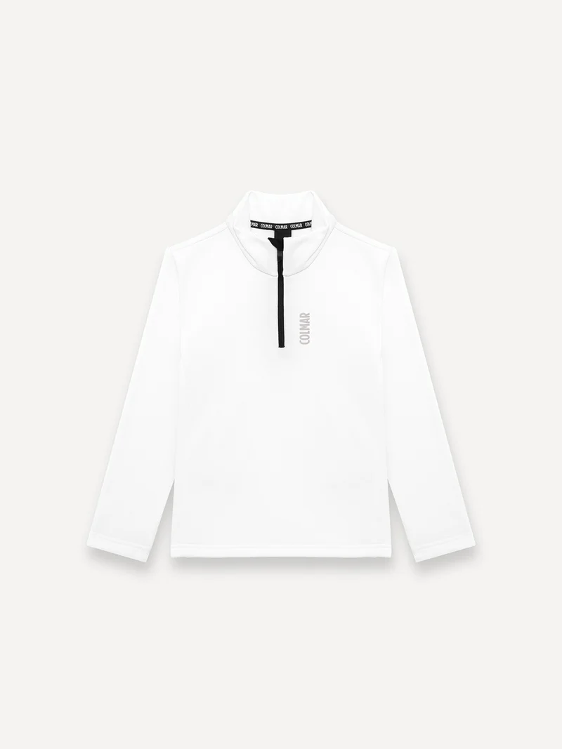 Fleece Pullover Weiß