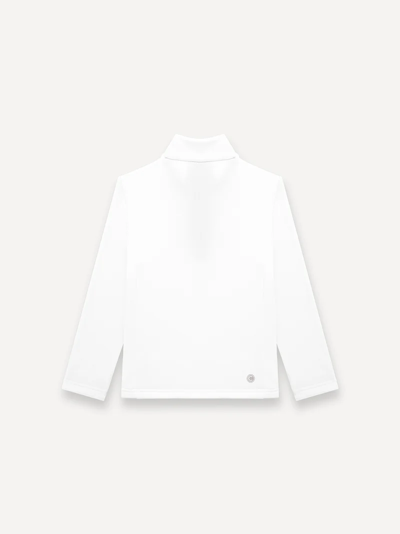 Fleece Pullover Weiß