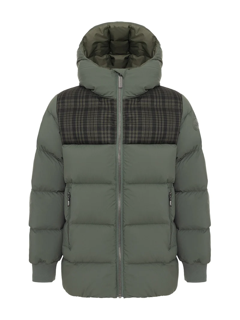 Daunenjacke Olivgrün